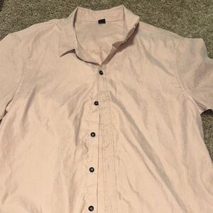 NFINITY Pink Casual Button Down Shirt